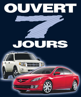 Ouvert 7 jours - véhicule usagé Montréal